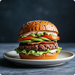 Classic Flame Burger